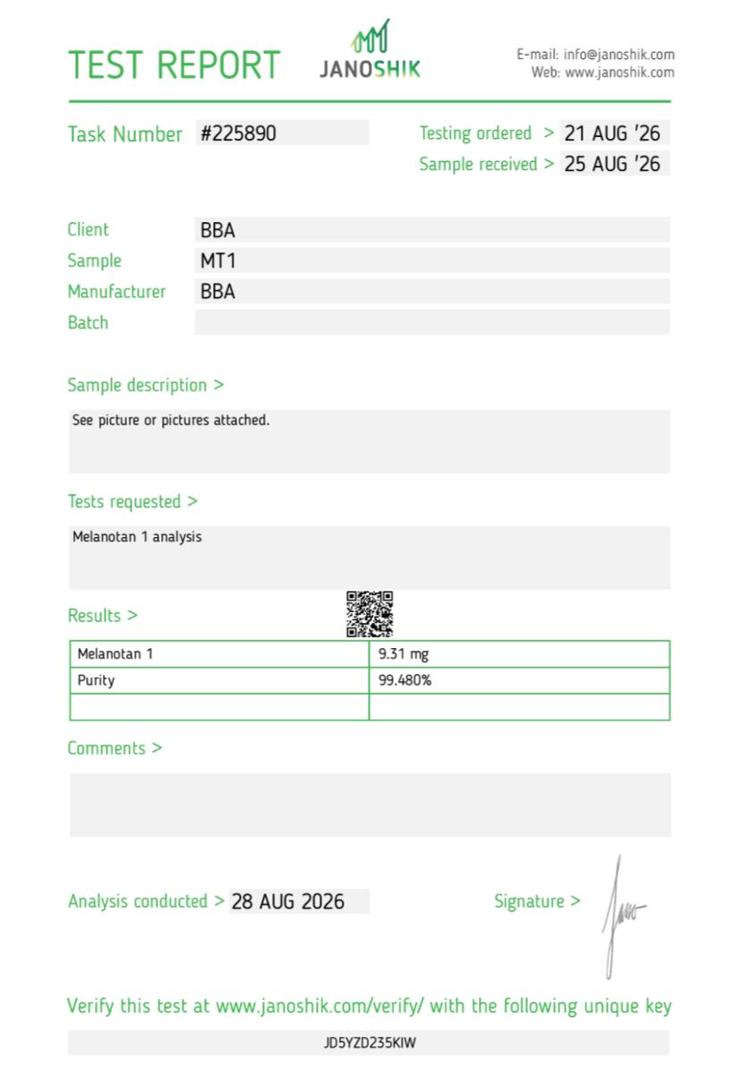 Melanotan I 10 mg