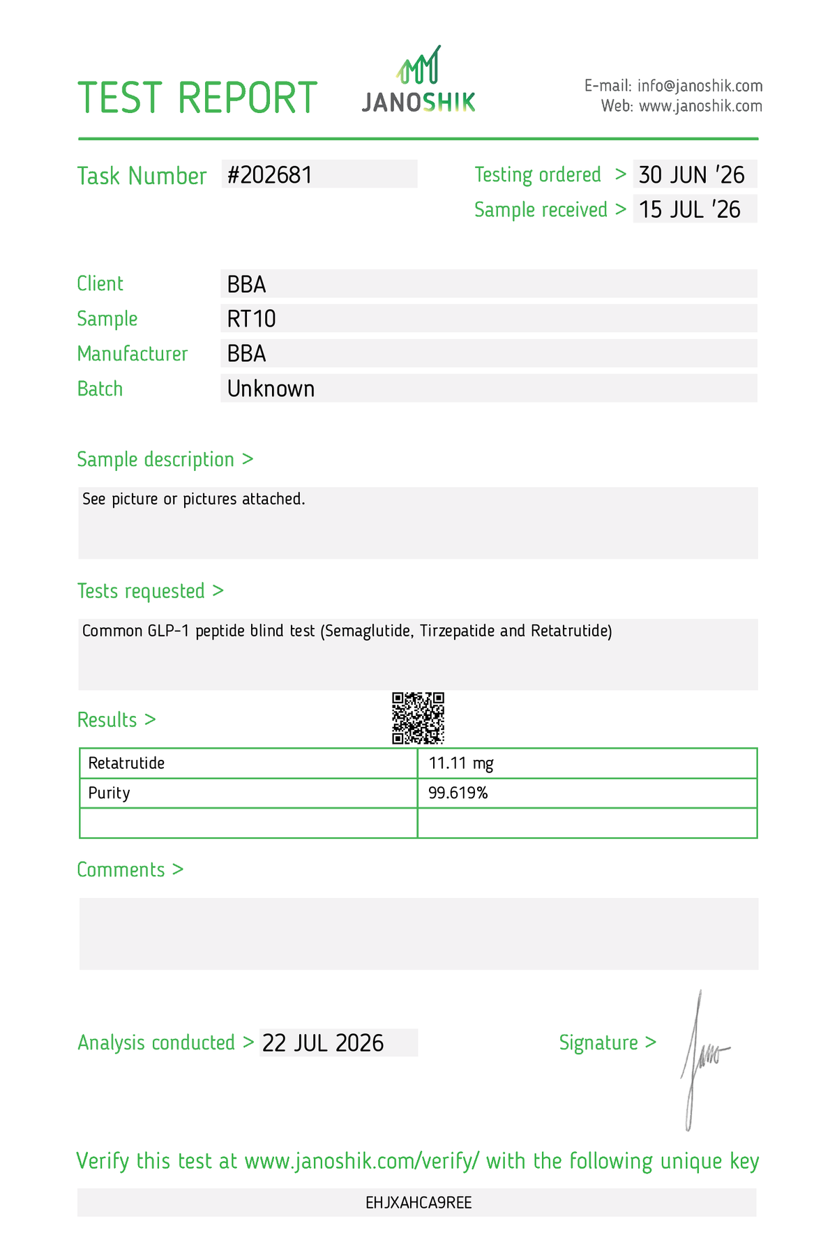 Retatrutide 10 mg