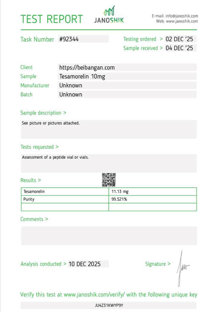 Tesamorelin 10 mg